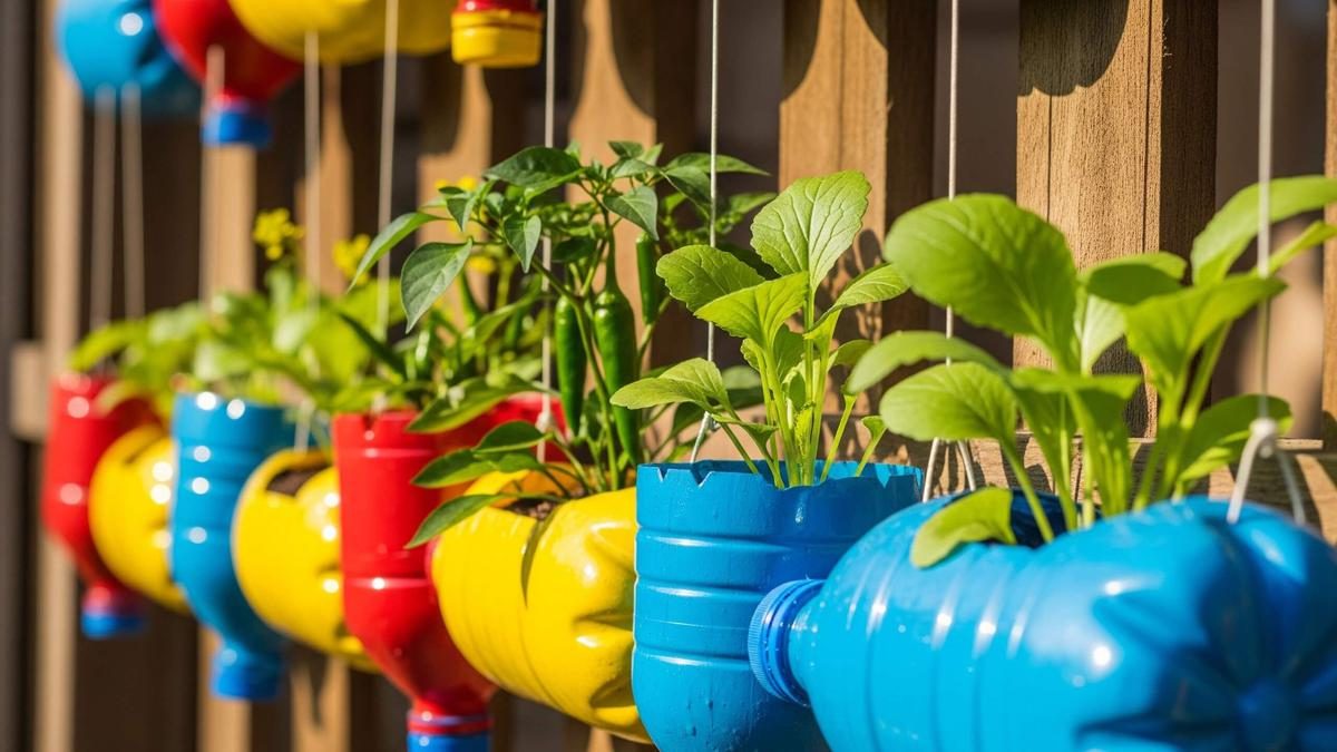 8 Tanaman Ideal untuk Kebun Gantung Botol Bekas di Lahan Terbatas