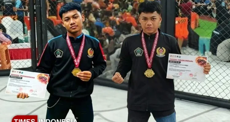 Atlet Blitar Raih 5 Emas dan Juara II IBCA MMA, Pasangan Kembar Jadi Perhatian