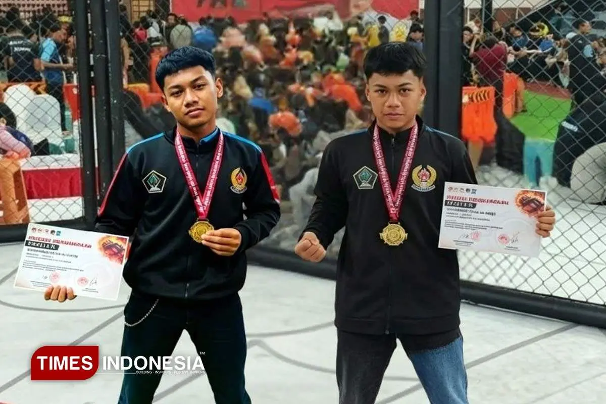 Atlet Blitar Raih 5 Emas dan Juara II IBCA MMA, Pasangan Kembar Jadi Perhatian