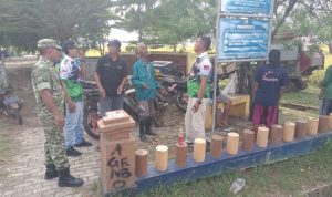 Babinsa Cikedunglor Kawal Panen Raya untuk Ketahanan Pangan
