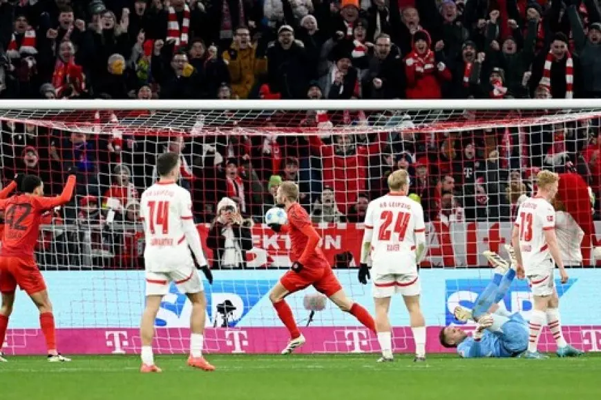 Bayern Munchen Bantai RB Leipzig dengan Skor Telak 5-1