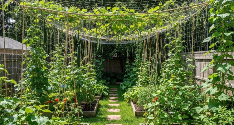 Beberapa Metode Menata Kebun Sayuran Merambat Agar Halaman Tetap Luas dan Hijau