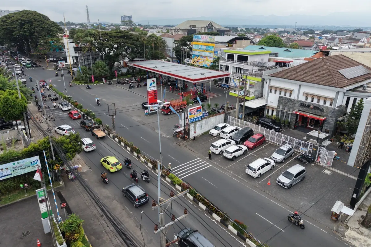 Berantas Balap Liar, Polisi dan Pemkot Pasang Pembatas Jalan di Kota Malang