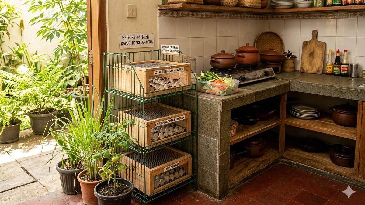 Budidaya Jangkrik Skala Kecil di Dapur dengan Modal Terbatas