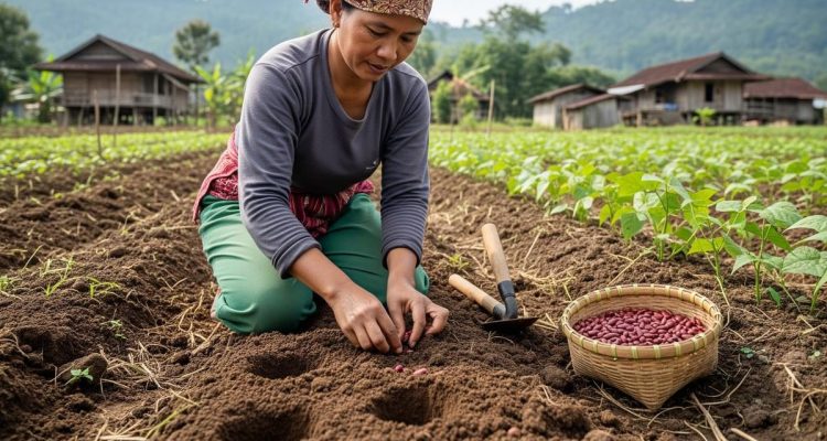 Budidaya Kacang Merah ala Petani Desa: Praktis dan Cepat Panen