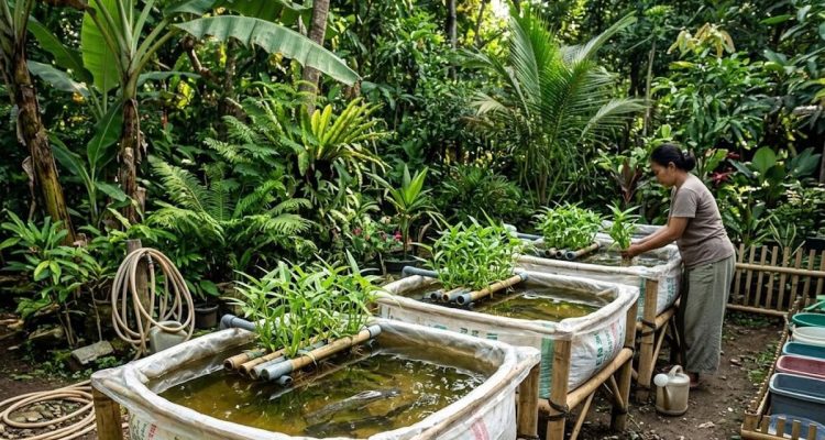 Budidaya Lele dalam Karung Bekas untuk Lahan Terbatas