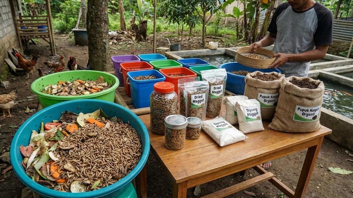 Budidaya Maggot Dapur sebagai Peluang Bisnis Bernilai Tinggi