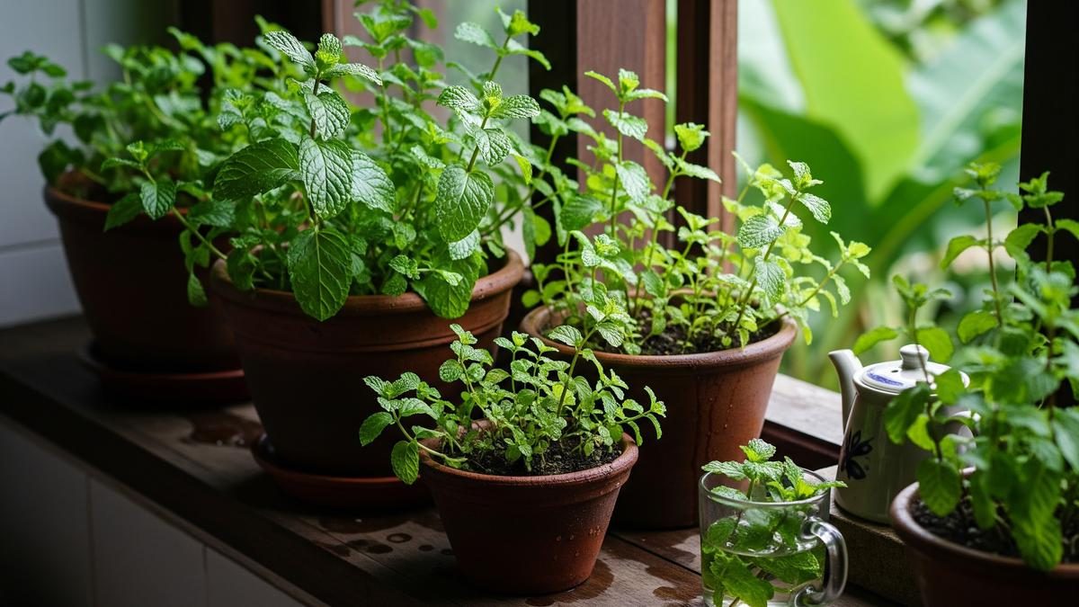 Cara Membuat Kebun Mint Mini di Dapur yang Estetik Sekaligus Fungsional