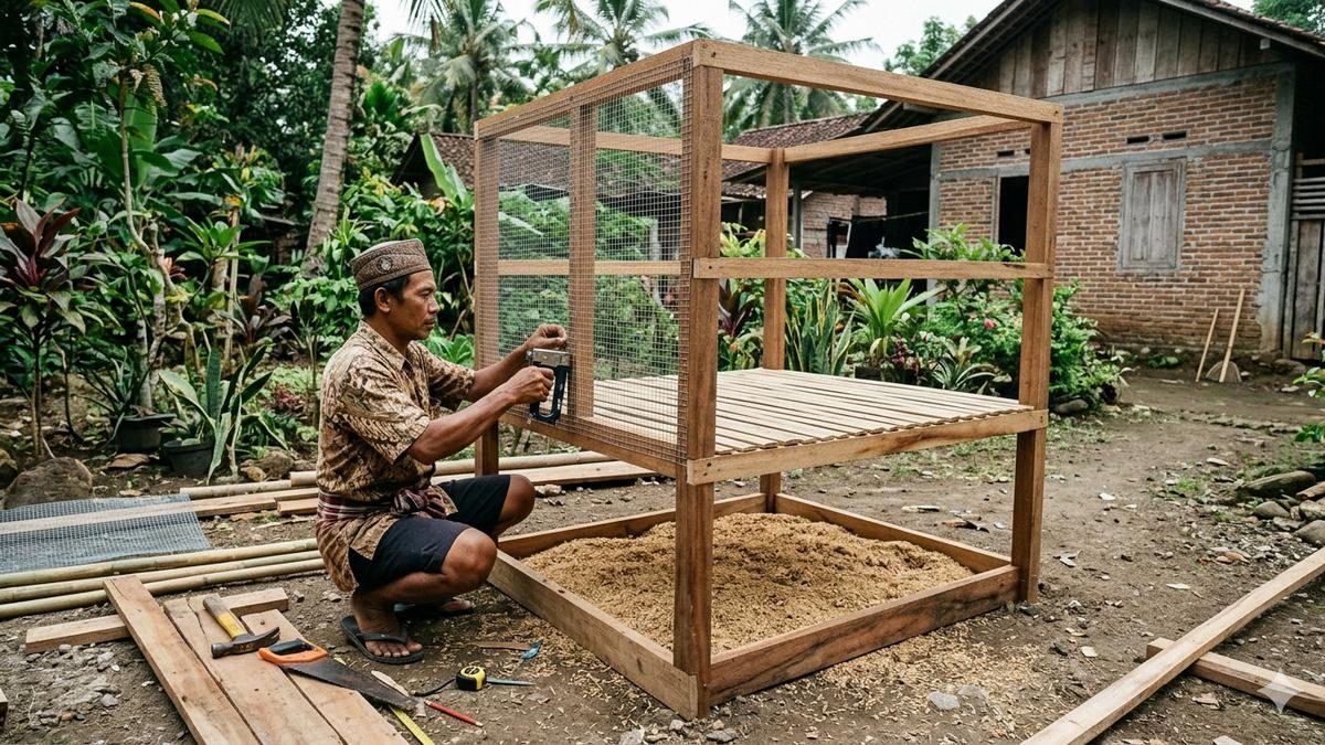 Cara Ternak Ayam Aman dari Tikus dan Ular dengan Kandang Tepat