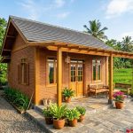 Desain Rumah Bata Merah Sederhana Nuansa Hangat ala Desa yang Menyenangkan