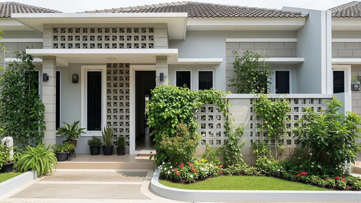 Desain Rumah Perumnas dengan Roster untuk Hunian Sejuk