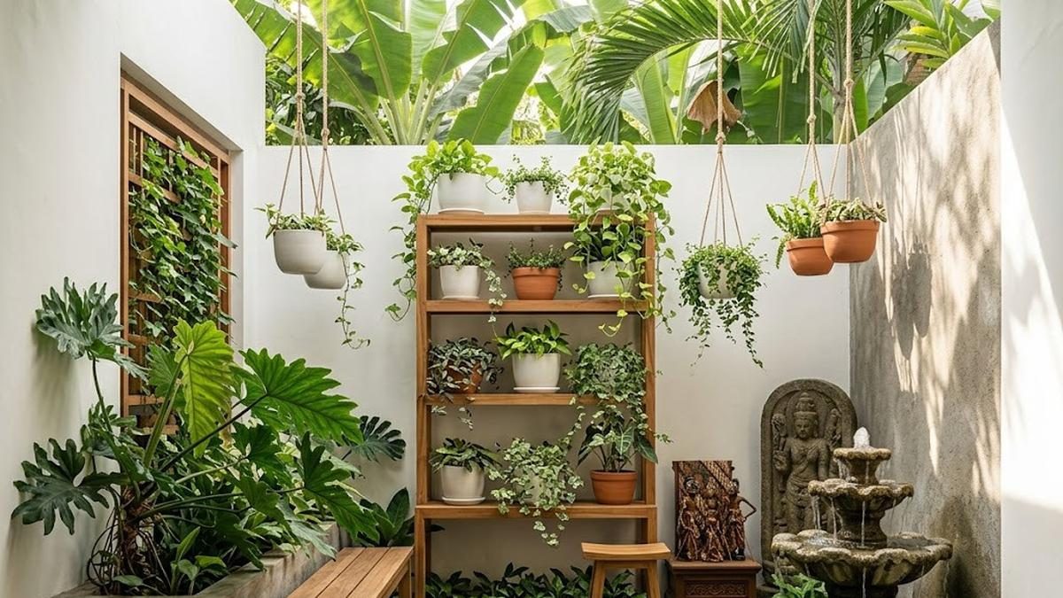 Desain Taman Belakang Rumah Minimalis Berukuran 1 Meter yang Menyejukkan