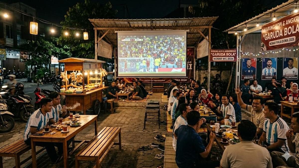 Desain Warung Kopi yang Menarik untuk Nobar Piala Dunia