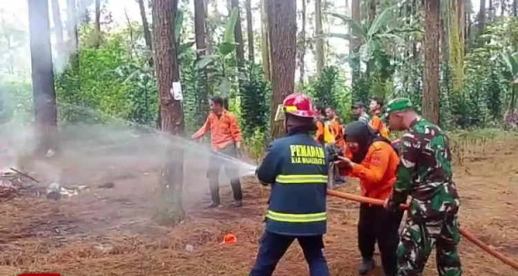 El Nino Mengancam, BPBD Majalengka Bersama Paguyuban Silihwangi Antisipasi Karhutla Ciremai