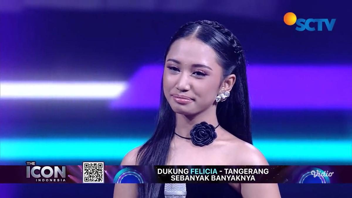 Felicia Goyang Ahmad Dhani, The Icon Indonesia Tembus 11 Besar