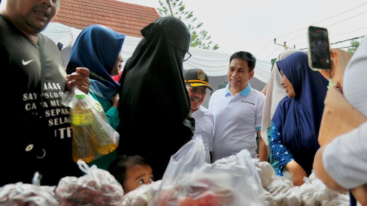 Gerakan Pangan Murah Dibuka di Lombok Barat