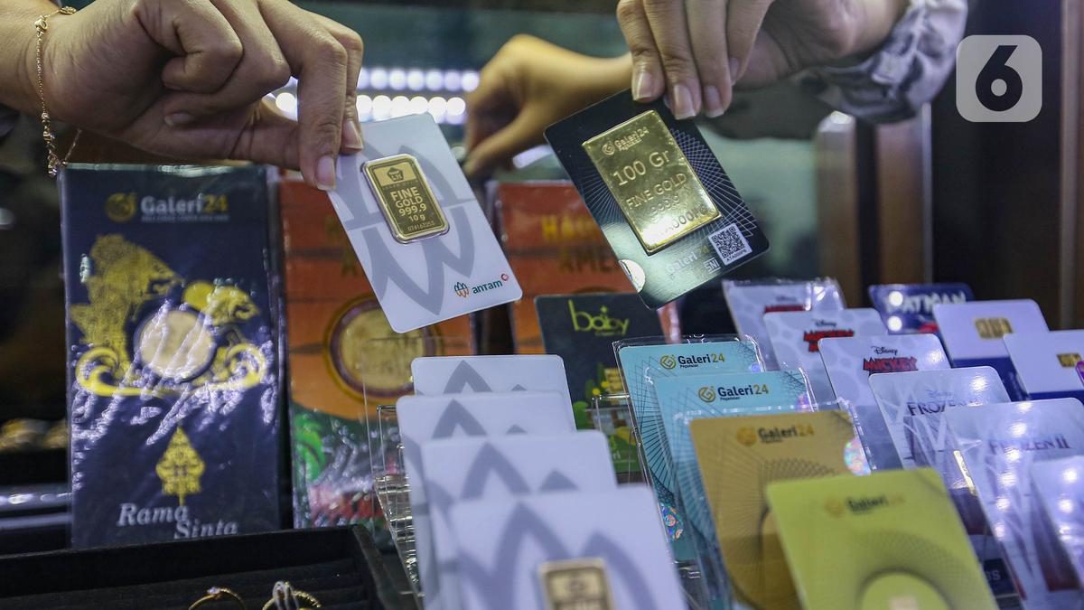 Harga Emas Pegadaian Hari Ini: UBS, Antam, Galeri24 Kompak Naik