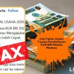 Hoaks Pendaftaran KUR Bank BRI di Media Sosial