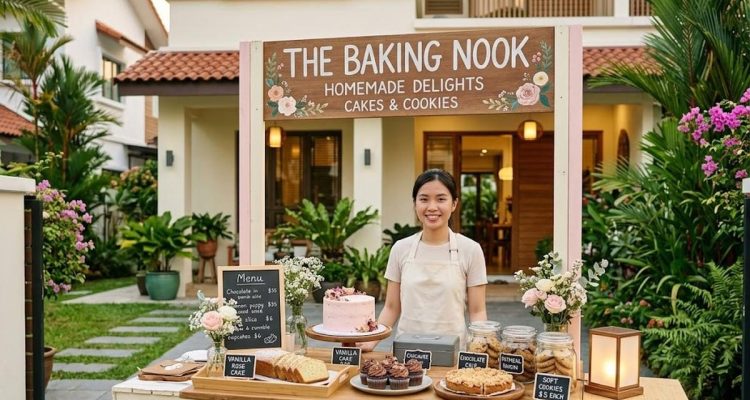 Ide Booth Jualan Kecil Minimalis di Halaman Rumah yang Menarik
