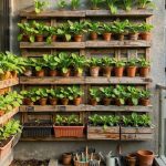 Ide Kebun Caisim Vertikal Hemat Tempat dari Rak Kayu Bekas yang Estetik