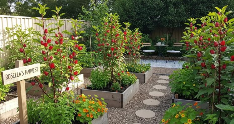 Ide Kebun Rosella Cantik, Produktif, dan Penuh Manfaat di Rumah