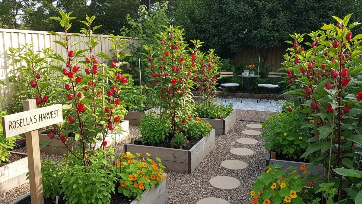 Ide Kebun Rosella Cantik, Produktif, dan Penuh Manfaat di Rumah