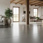 Inspirasi 8 Desain Lantai Semen Ekspos untuk Rumah Pedesaan Modern