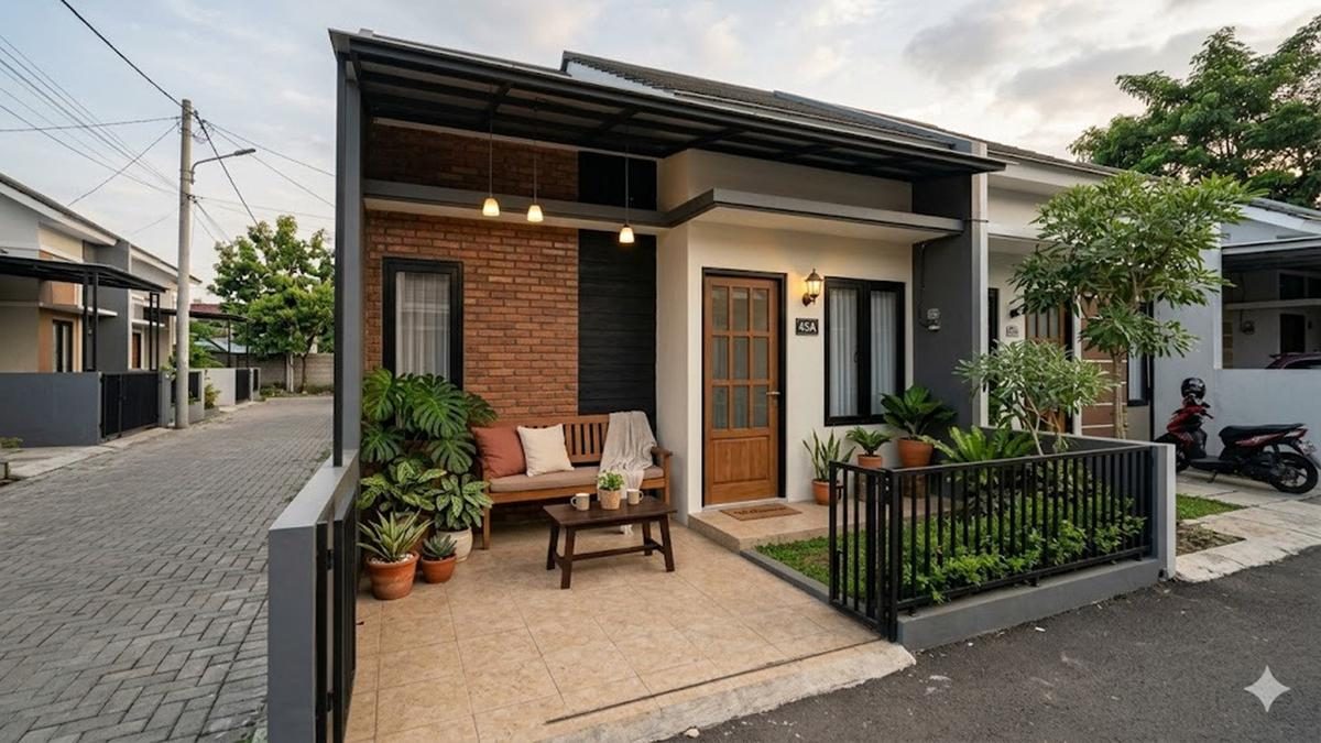Inspirasi Desain Teras Rumah Tipe 45 yang Sederhana namun Menawan
