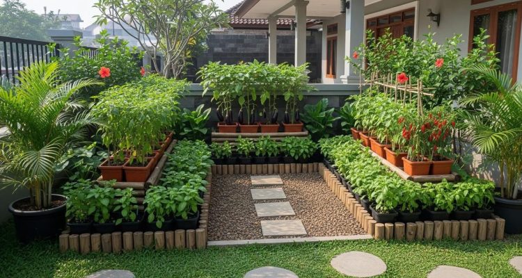 Inspirasi Kebun Sayur Depan Rumah yang Nyaman dan Sejuk