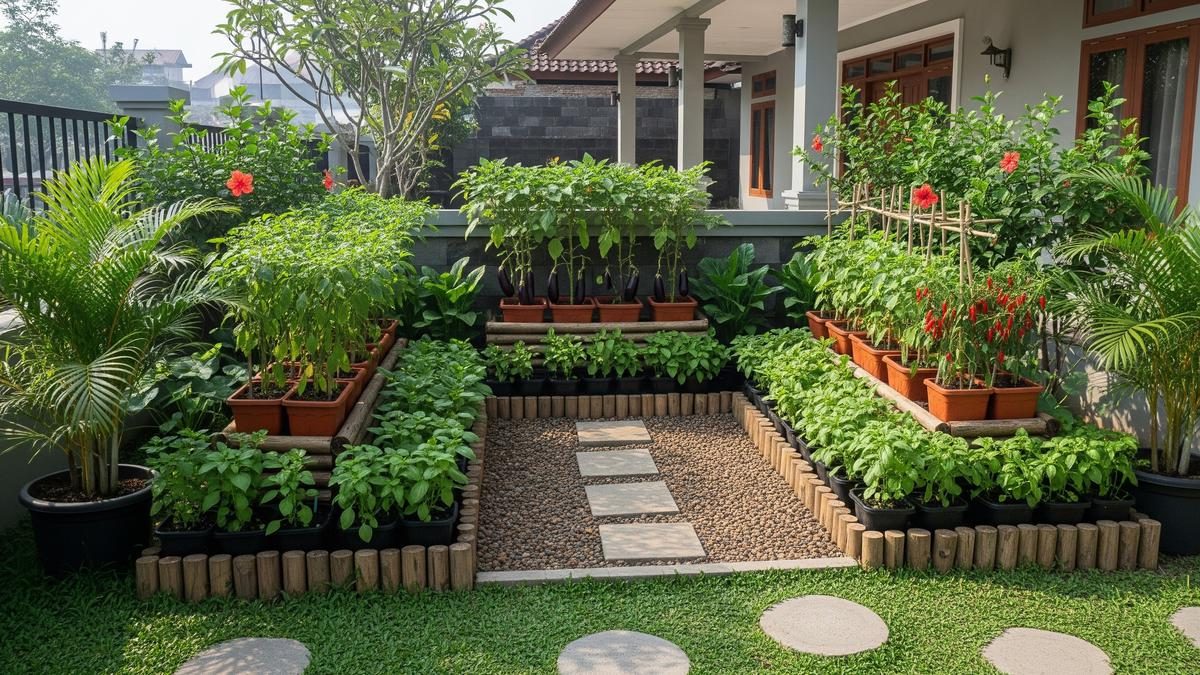 Inspirasi Kebun Sayur Depan Rumah yang Nyaman dan Sejuk