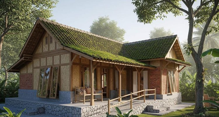 Inspirasi Rumah Desa Sejuk Alami, Paduan Alam dan Kenyamanan Modern