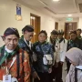 Jemaah Haji Gunungkidul Kenakan Blangkon untuk Ibadah