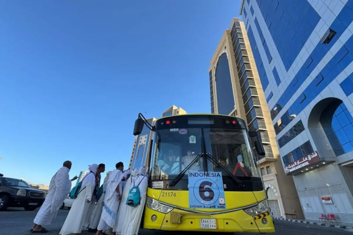 Jemaah Haji Kloter Pertama Tiba di Makkah dan Langsung Tunaikan Umrah Wajib