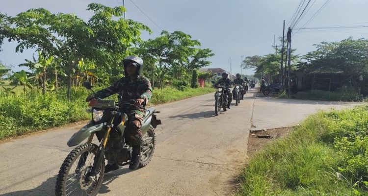 Kapten Inf Sudiyanto Pimpin Patroli Siaga May Day, Lelea Aman Terkendali