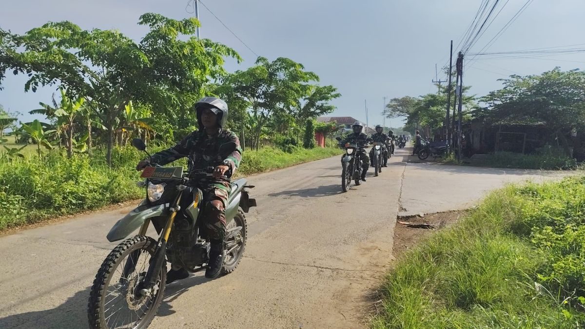 Kapten Inf Sudiyanto Pimpin Patroli Siaga May Day, Lelea Aman Terkendali