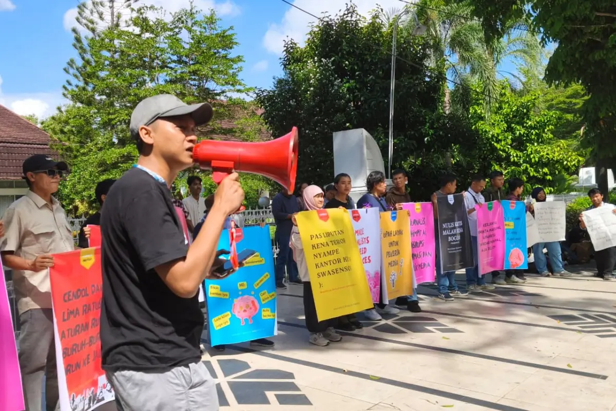 Koalisi Jurnalis NTB Serukan Kebebasan Pers dan Kesejahteraan dalam Peringatan WFPD