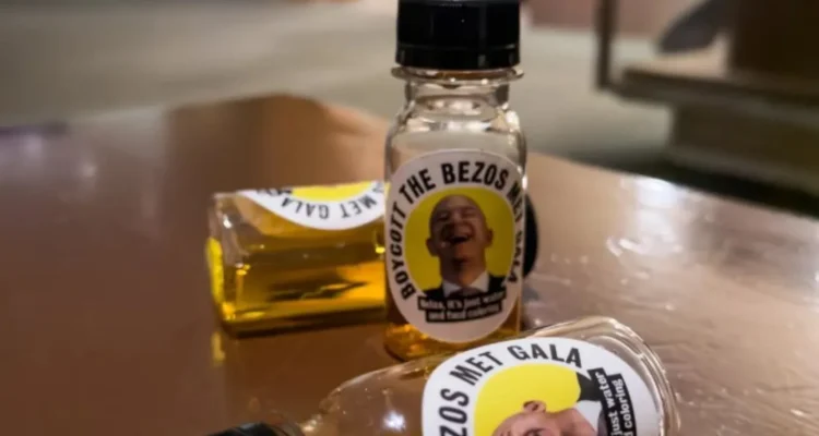 Kontroversi Met Gala 2026: Jeff Bezos Diprotes dengan 300 Botol Urine