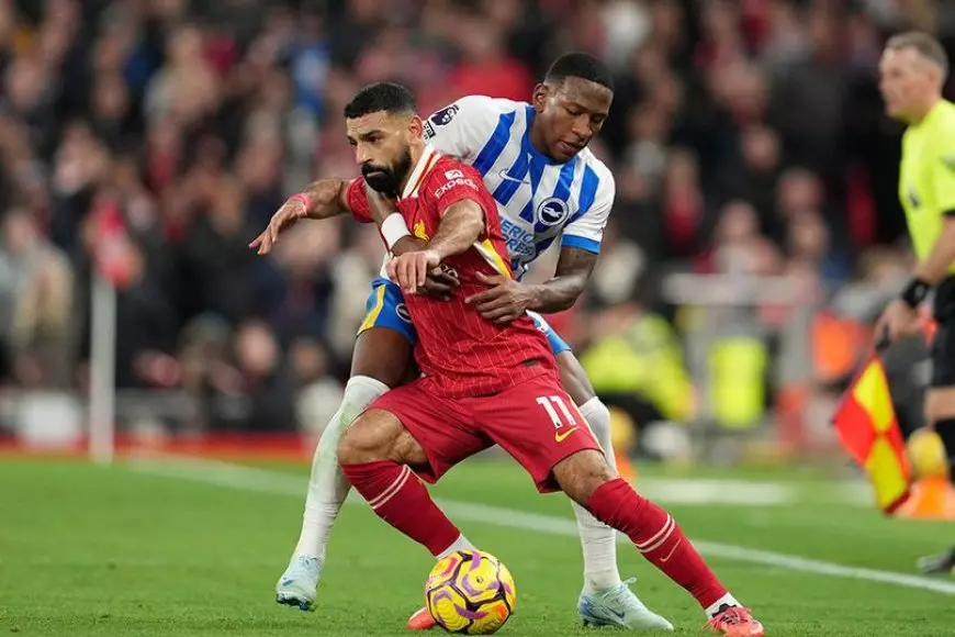 Liverpool Geser Manchester City dari Puncak Klasemen Setelah Kalahkan Brighton