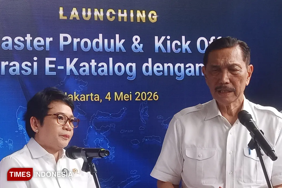 LKPP Hadirkan Master Produk, Luhut Optimistis AI Tingkatkan Kinerja