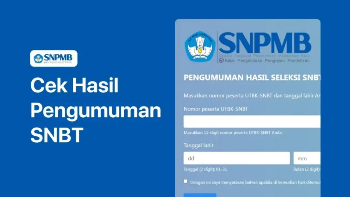 Login Pengumuman SNBT 2026: Cara Cek Hasil Lengkap