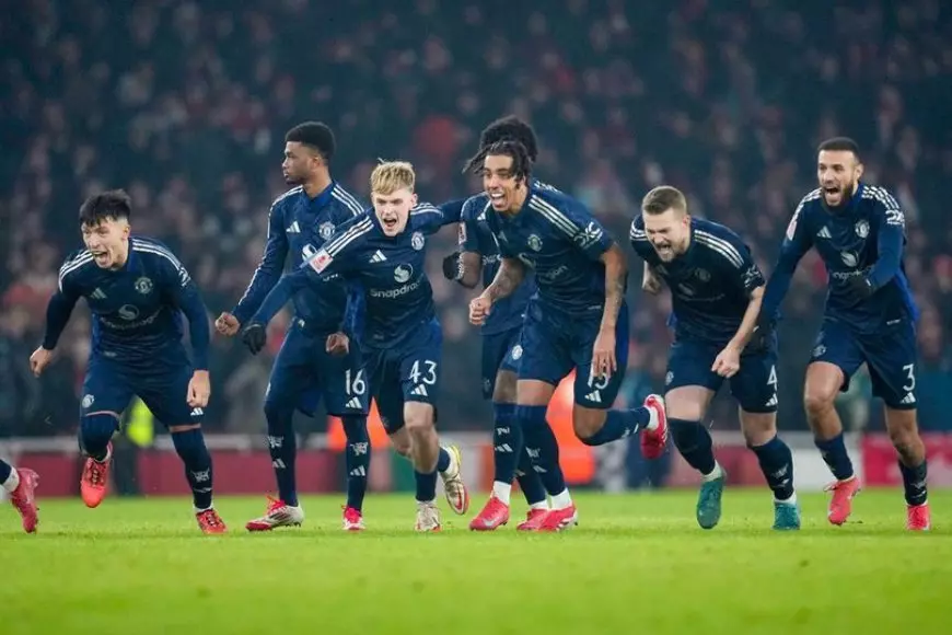 Manchester United Kalahkan Arsenal di Babak Adu Penalti Piala FA