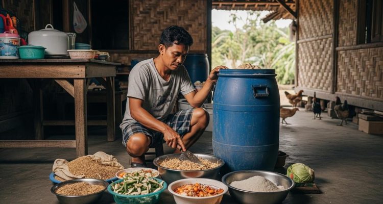 Membuat Pakan Fermentasi Ayam Kampung dari Sisa Dapur untuk Pertumbuhan Cepat dan Sehat
