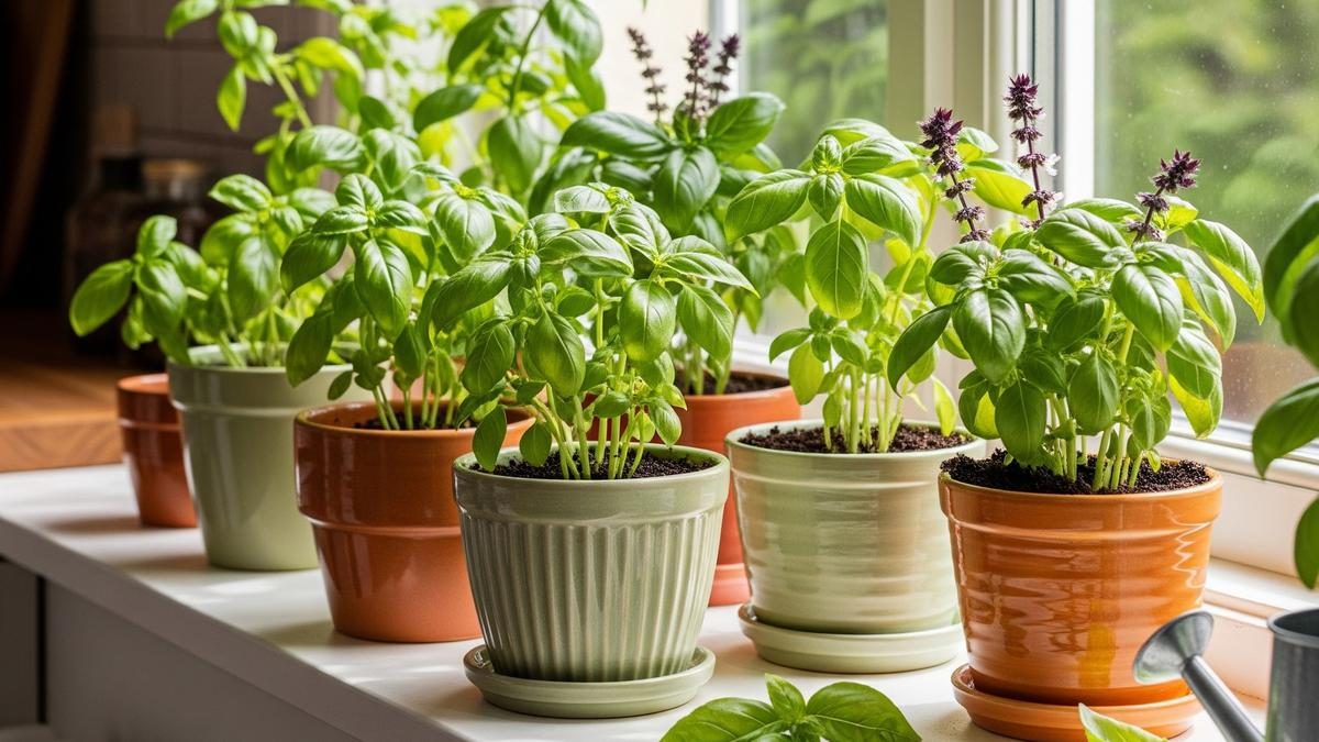 Menanam Basil di Jendela Dapur: Solusi Hemat Ruang dan Perawatan Mudah