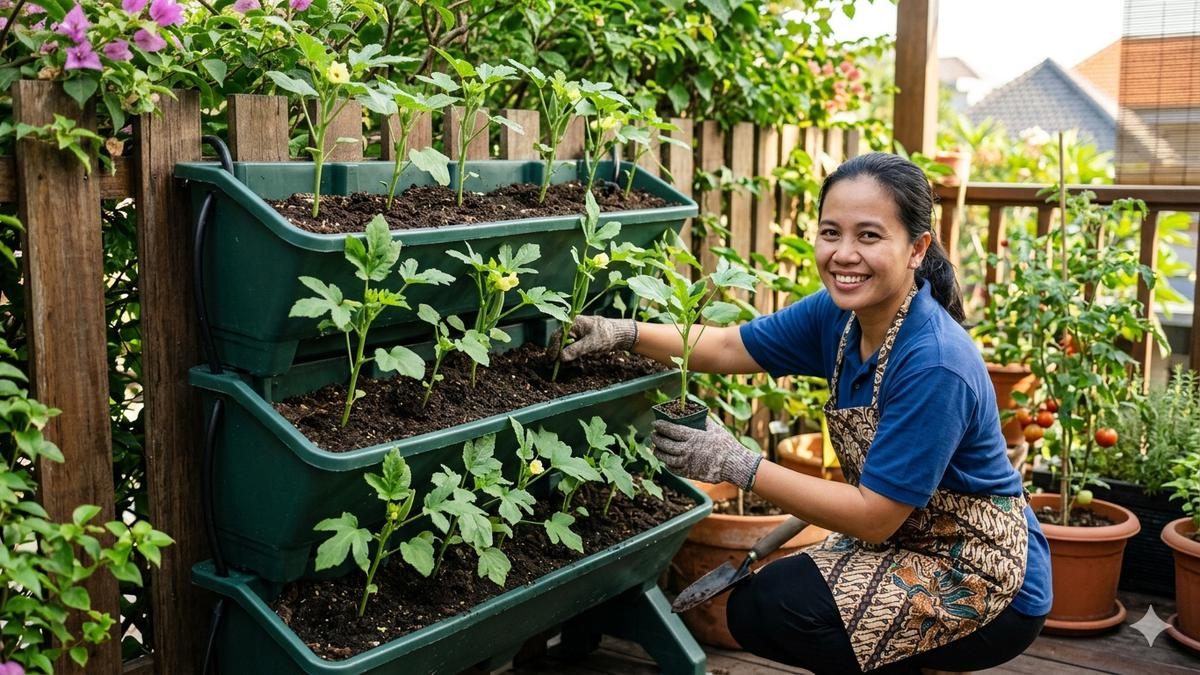 Menanam Okra di Pot Vertikal untuk Lahan Terbatas: Panduan Lengkap