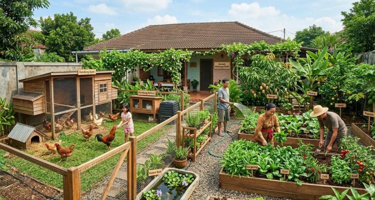 Menanam Sayur, Buah, dan Ternak di Halaman Rumah: Kebun Serbaguna