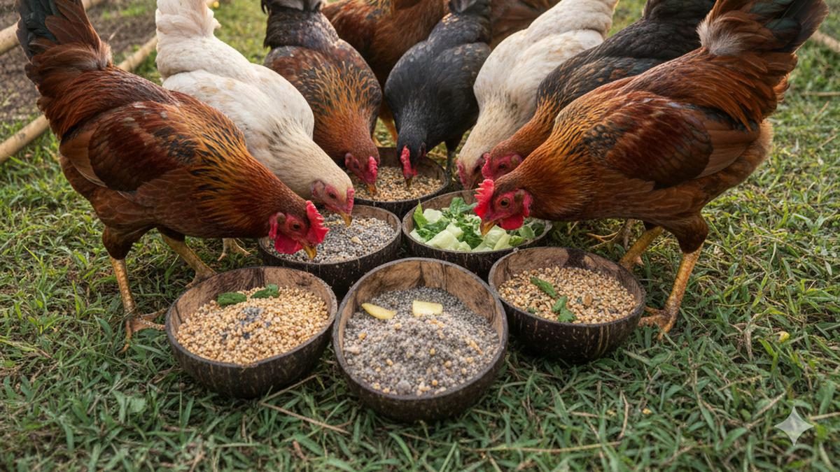 Menu Pakan Ayam Kampung Harian: Hemat dan Bernutrisi