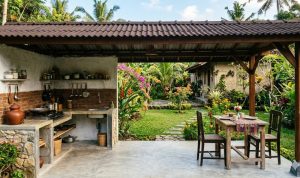 Model Dapur Outdoor Estetik dan Fungsional untuk Rumah Kecil di Desa