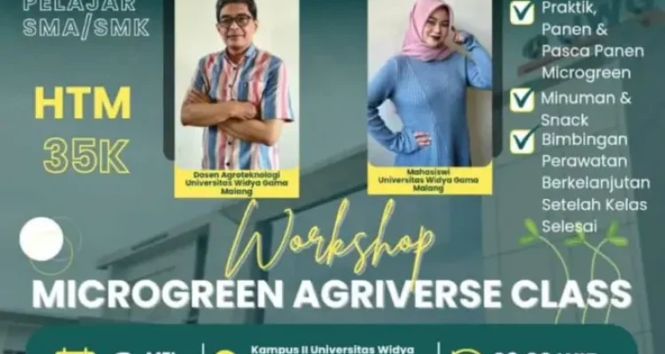 Pelatihan Microgreen UWG Malang: Bekali Anak Muda Pertanian Modern Sejak Dini