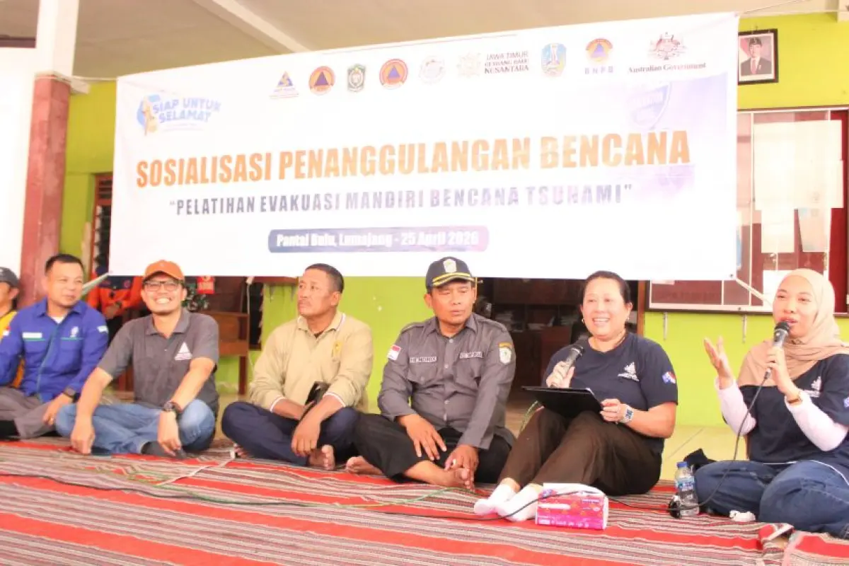 Pelatihan Tanggap Bencana Tsunami untuk Warga Lumajang oleh Pemprov Jatim