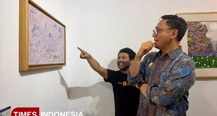 Pelukis Otodidak Ramaikan Regenerasi Seni Rupa Jogja Lewat Keberanian Berekspresi Warna